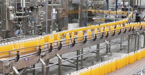 Bottling plant - Safe speed and position monitoring with encoders