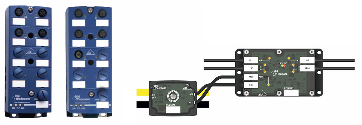 AS-i motor module for 24 V DC motors, with IP67 protection and optimized for cable duct