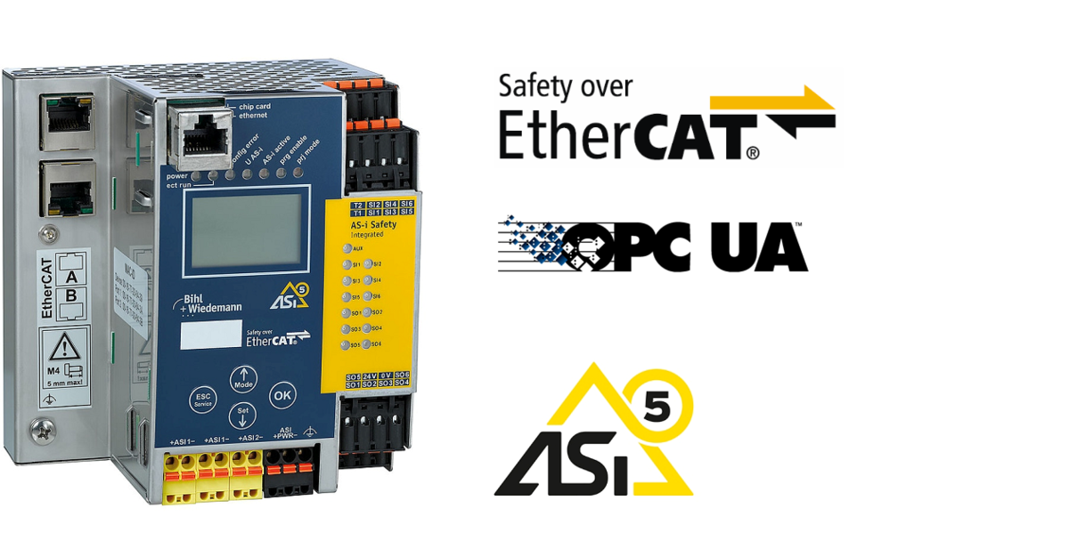 ASi-5/ASi-3 Safety over EtherCAT Gateway