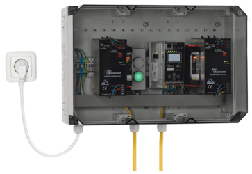 Pre-wired and configured stand alone control unit for fire dampers