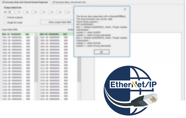 EtherNet/IP-Master Simulatör yazılımı